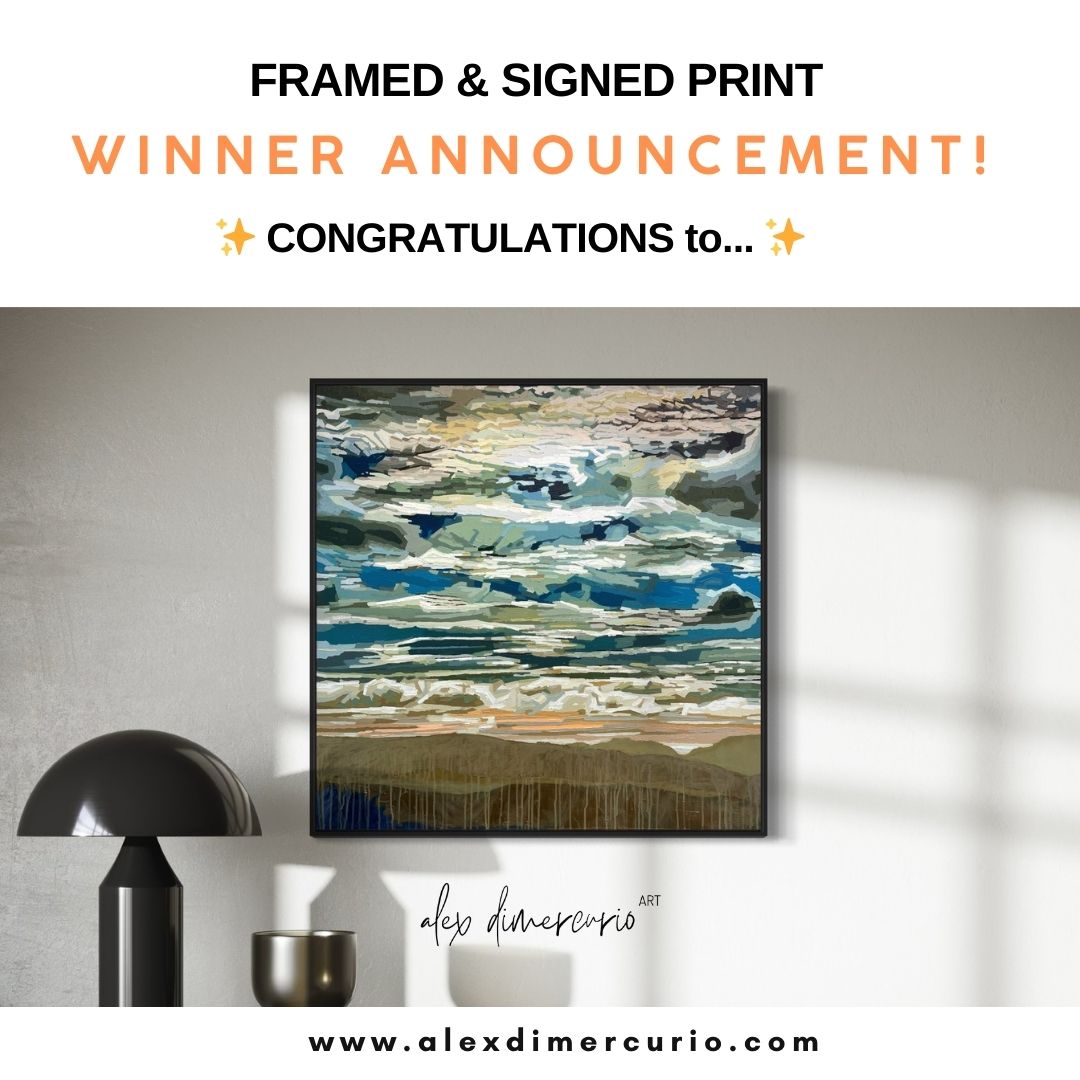 Winner Announced - Signed Framed Print GIVEAWAY 2025