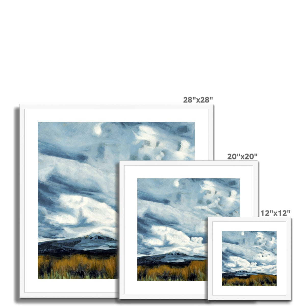 Desert Road Drama - Framed & Mounted Print