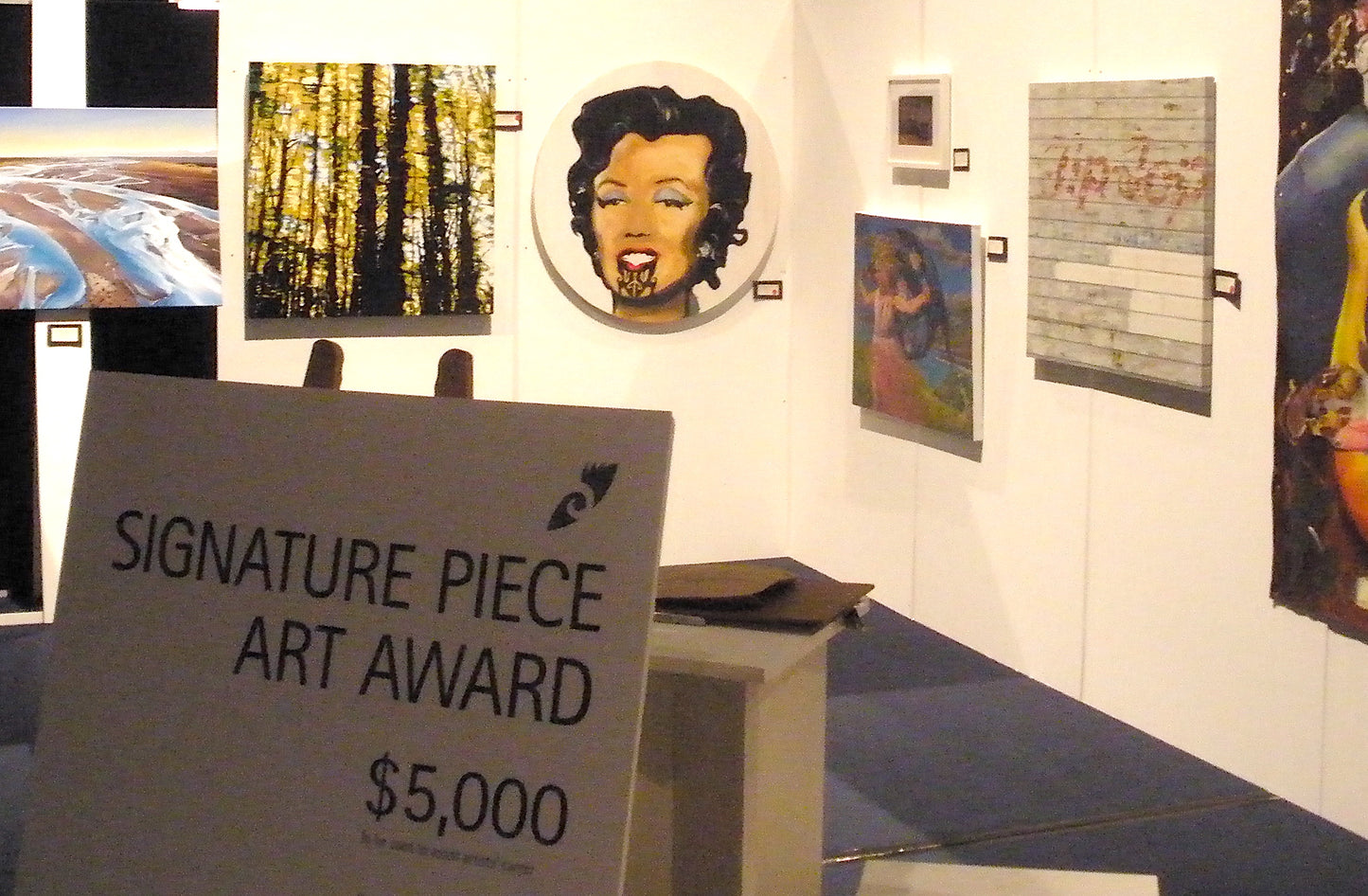 'Journeys Through Beech Golden 1' - 100w x 100h x 4d cm