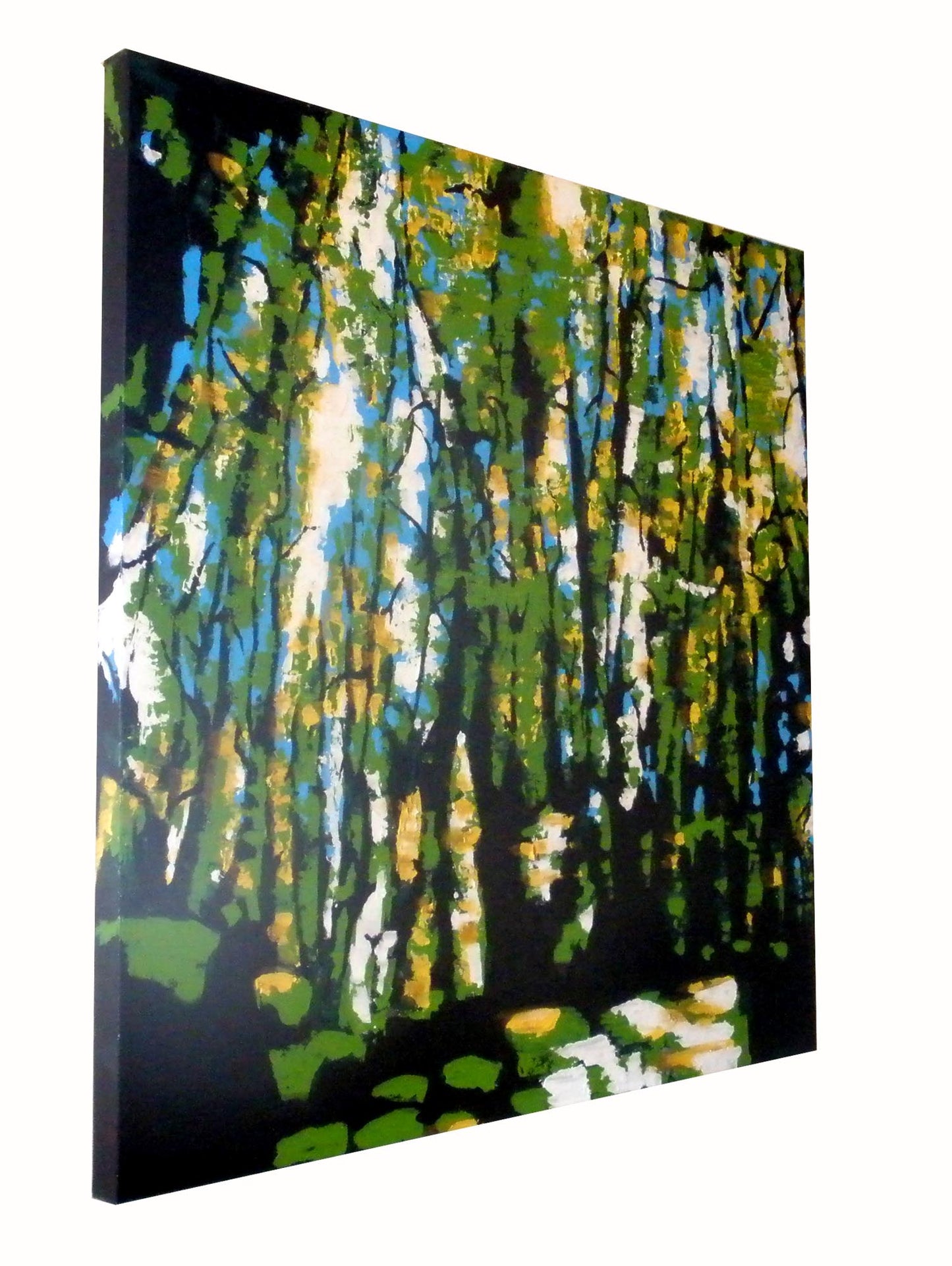 'Journeys Through Green 2' - 100w x 100h x 4d cm