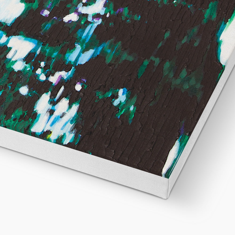Fleeting (Diptych RIGHT side) - Framed Canvas Print