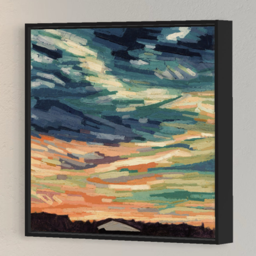 Clouds 2 - Framed Canvas SIGNED Print