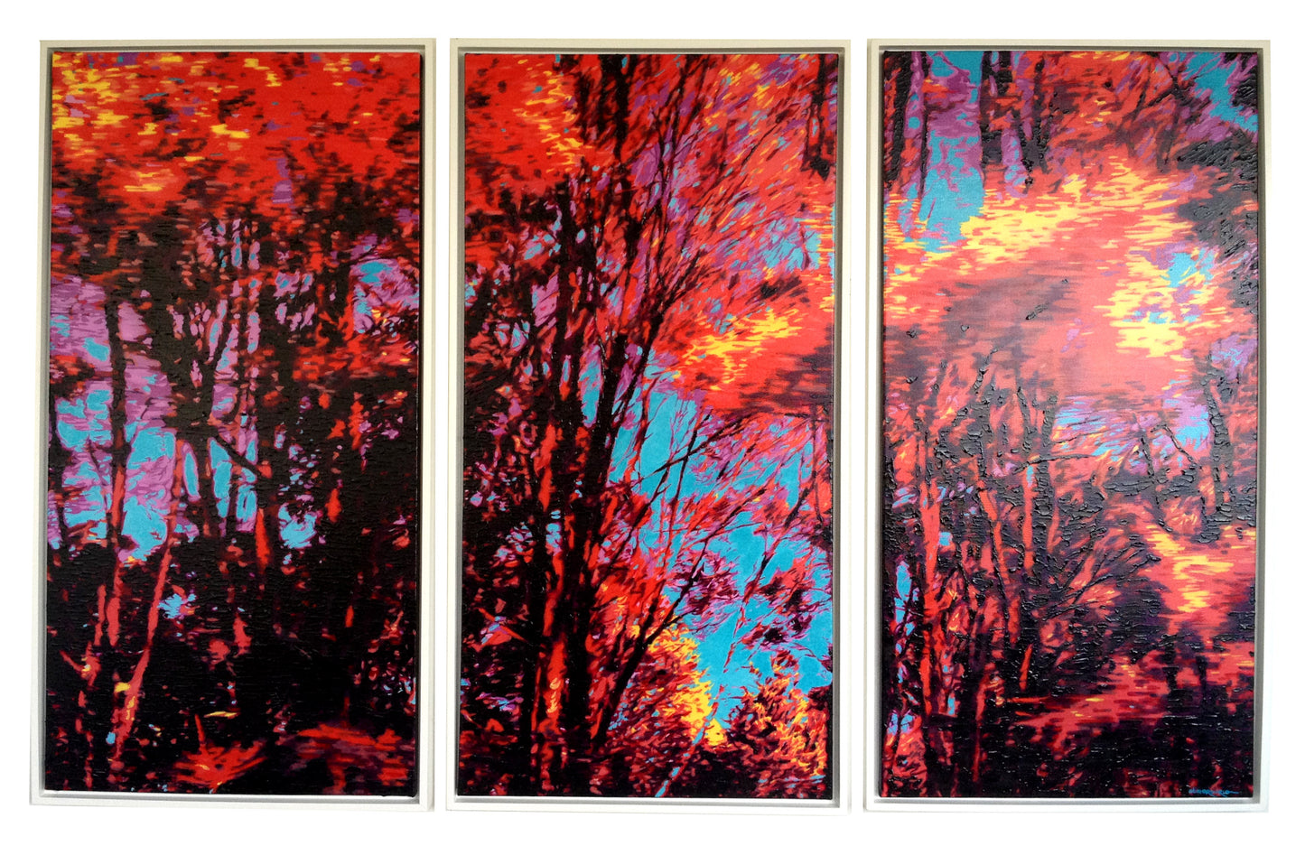 'Unexpected Ways' - 100h x 150w x 4d cm, triptych