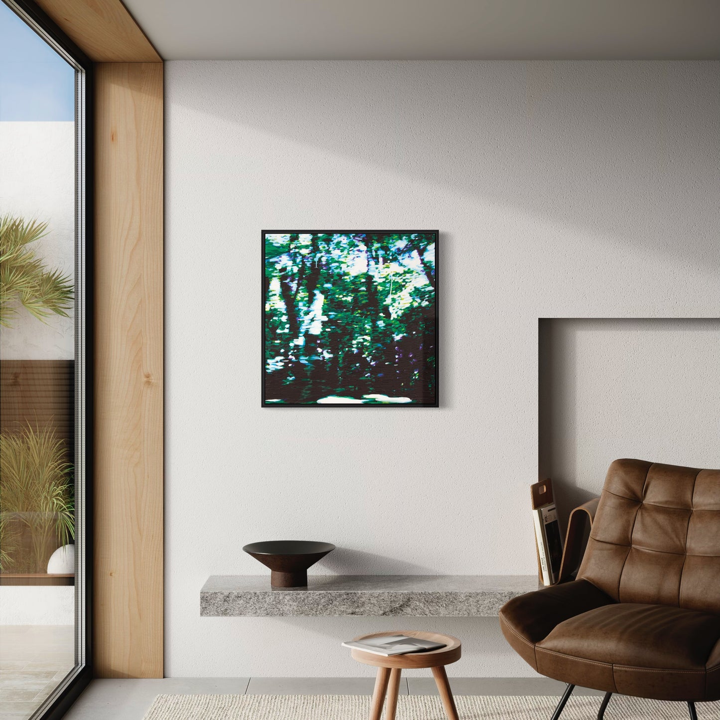 Fleeting (Diptych RIGHT side) - Framed Canvas Print