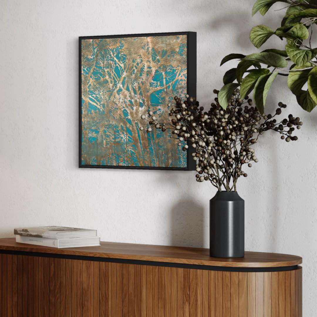 Original Painting - 'Dog Walk Bliss' - 60h x 60w x 5d cm