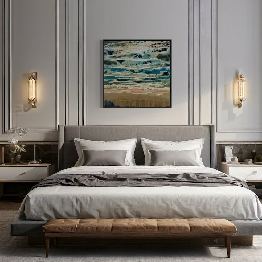 Morning Ōrongorongos - Framed Canvas SIGNED Print