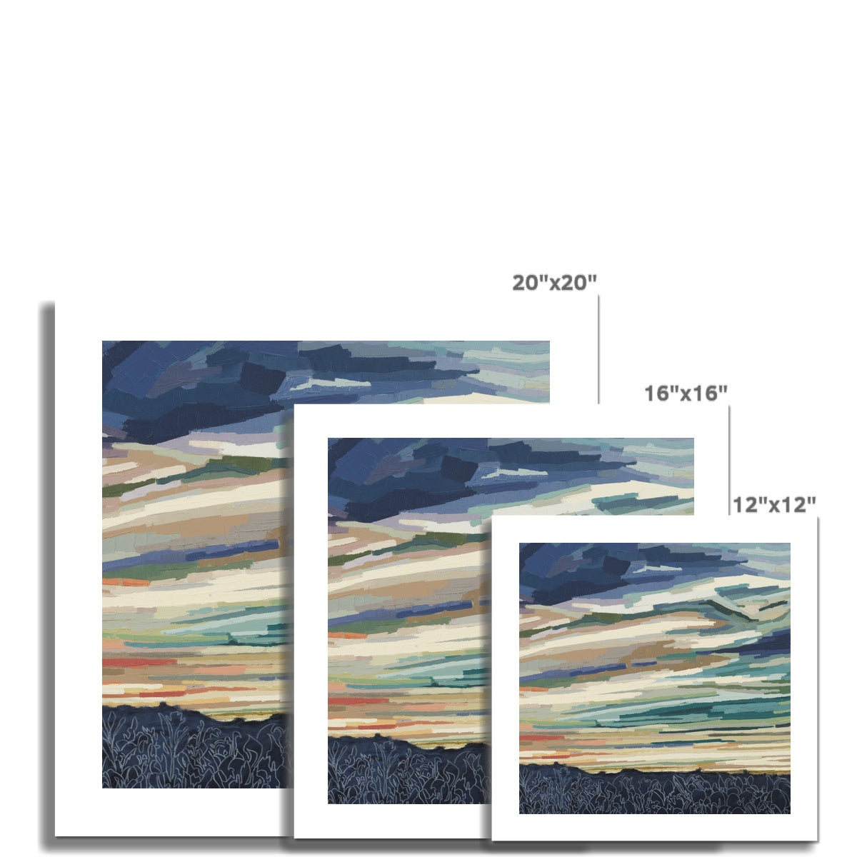 Beyond the Hedge RIGHT Fine Art Print