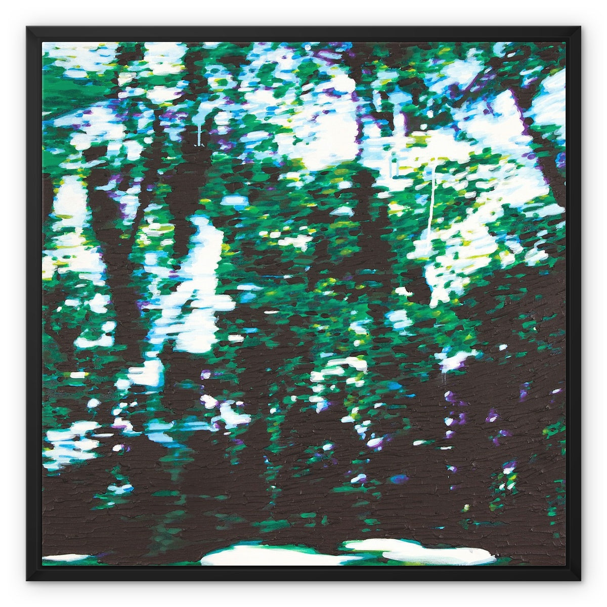 Fleeting (Diptych RIGHT side) - Framed Canvas Print