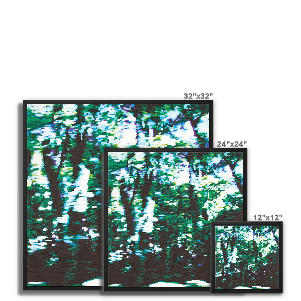 Fleeting (Diptych RIGHT side) - Framed Canvas Print