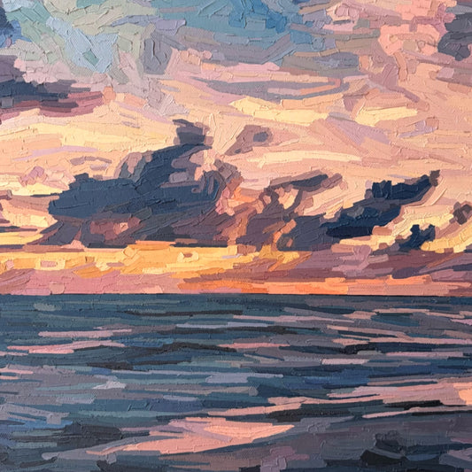 'Amethyst Dreams' | 30w x 30h cm