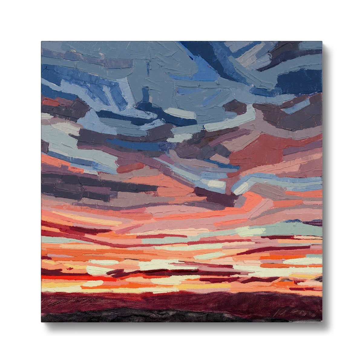 Clouds 1 - 2025 canvas front without frame