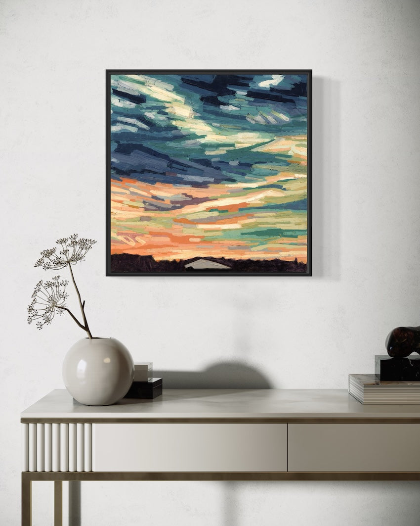 Clouds 2 - Framed Canvas SIGNED Print