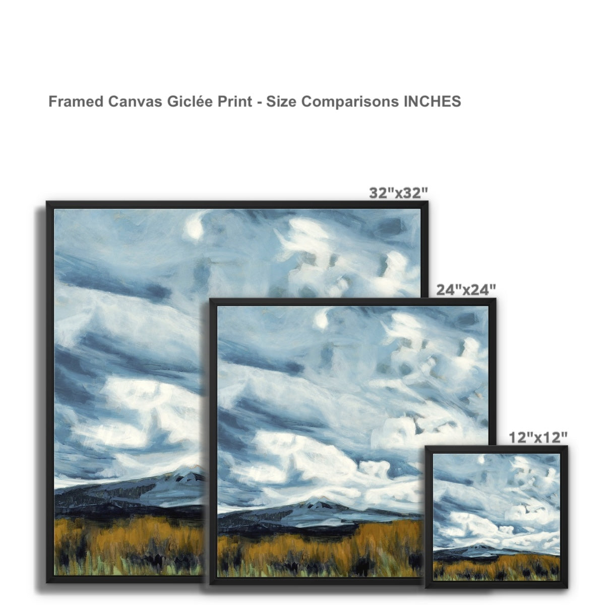 Desert Road Drama - Framed Canvas Print