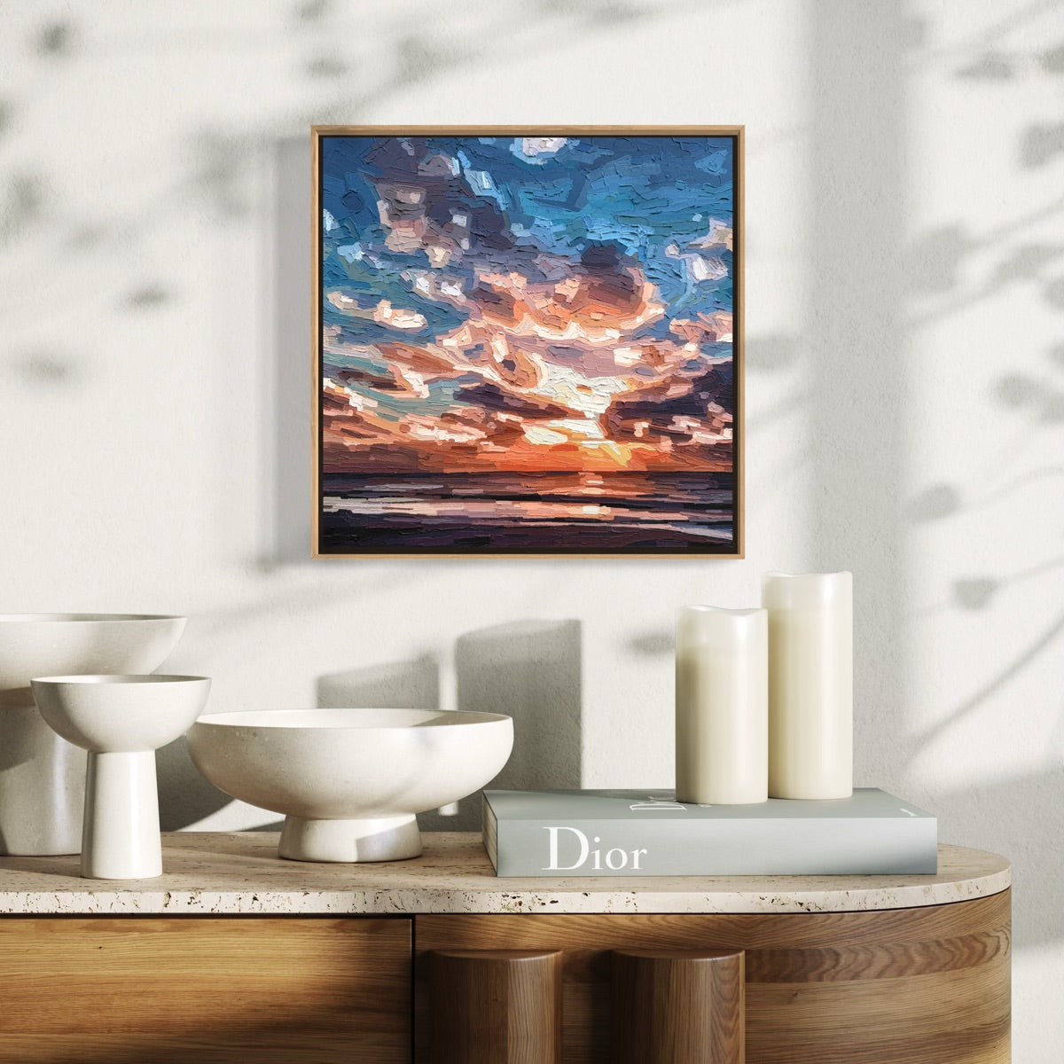 'Echos of Light' | 30w x 30h cm