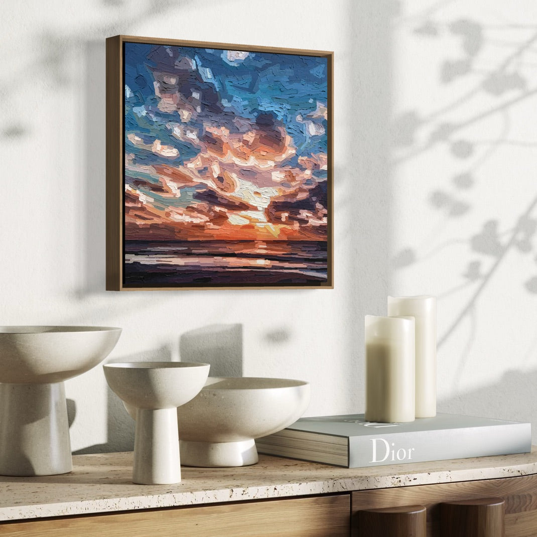 'Echos of Light' | 30w x 30h cm