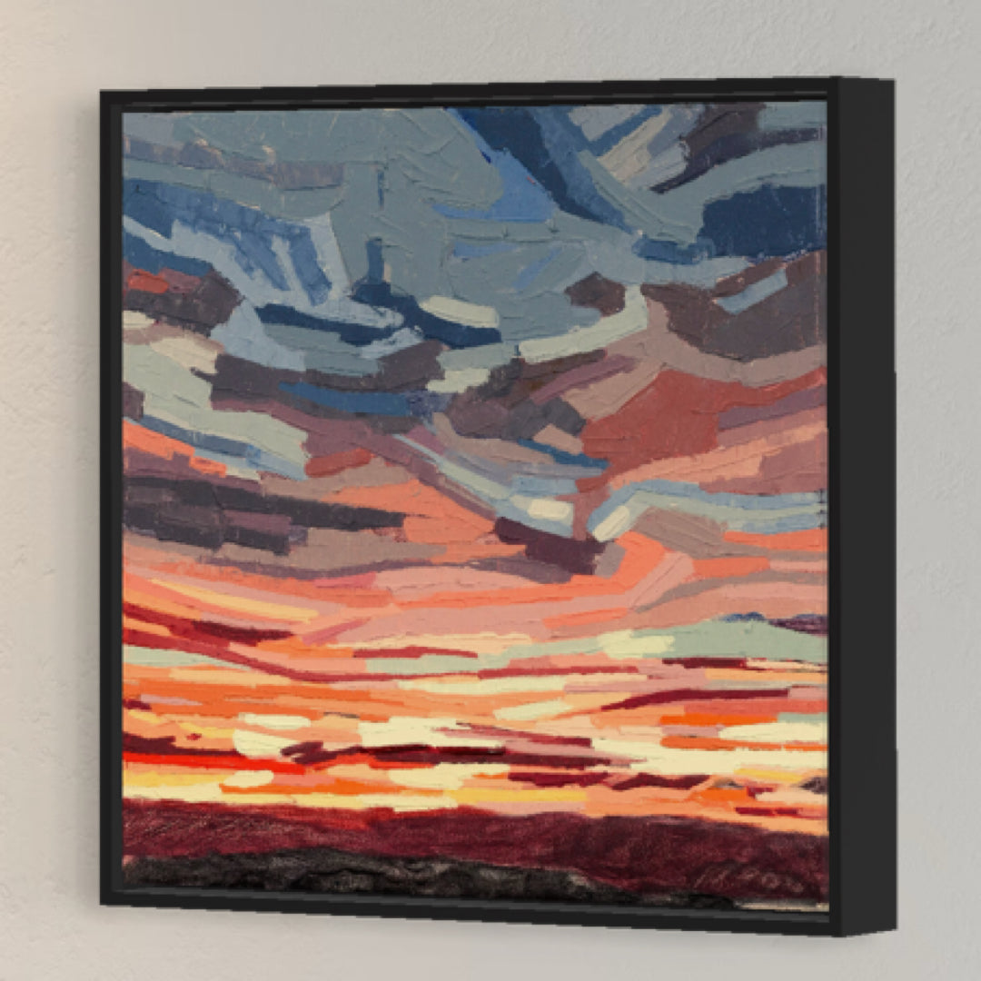 Clouds 2 - Framed Canvas SIGNED Print