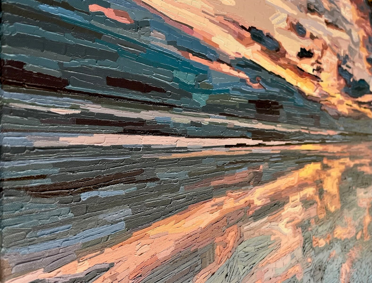 Original Painting - 'Horizons That Hold Us Together' - 102w x 76h x 4d cm