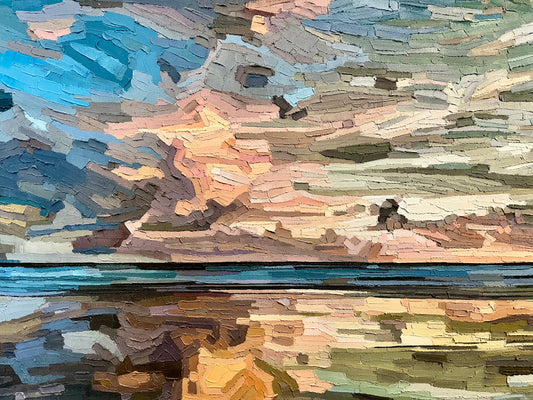 'Low Tide Dreaming' | 40w x 30h cm | ON HOLD FOR EXHIBITION