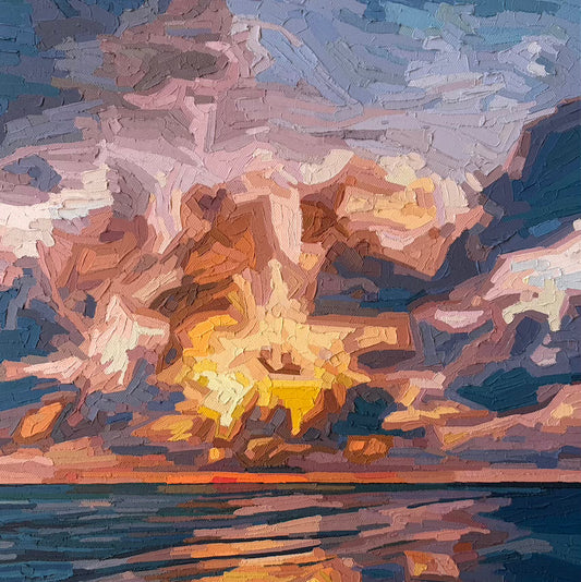 'Light Always Finds a Way' | 30w x 30h cm