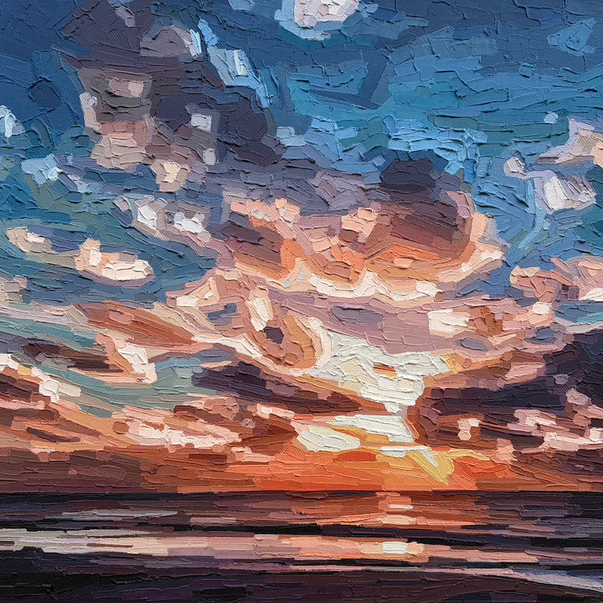 'Echos of Light' | 30w x 30h cm