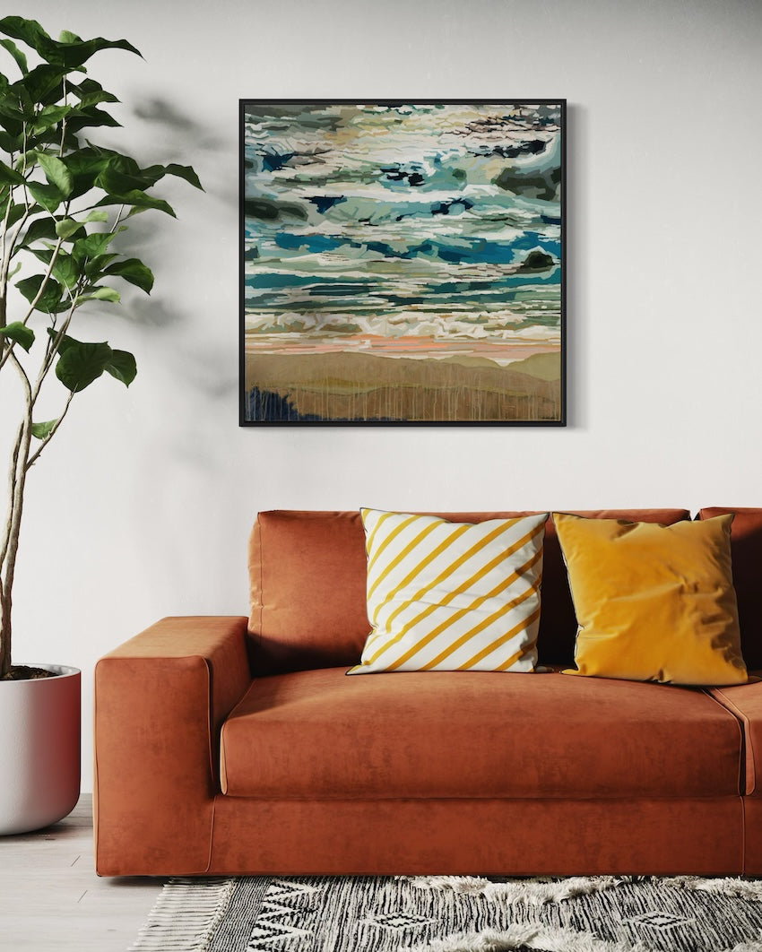 Morning Ōrongorongos - Framed Canvas SIGNED Print