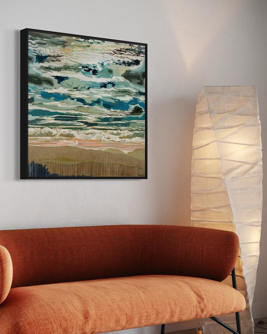 Morning Ōrongorongos - Framed Canvas Print