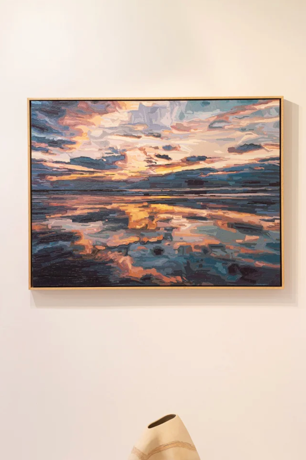 'Horizons That Hold Us Together' | 102w x 76h cm | Available from Black Door Gallery, Parnell