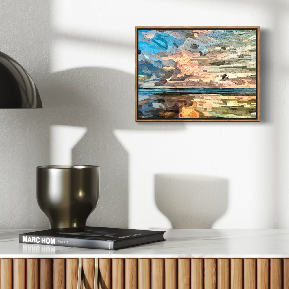 'Low Tide Dreaming' | 40w x 30h cm | ON HOLD FOR EXHIBITION