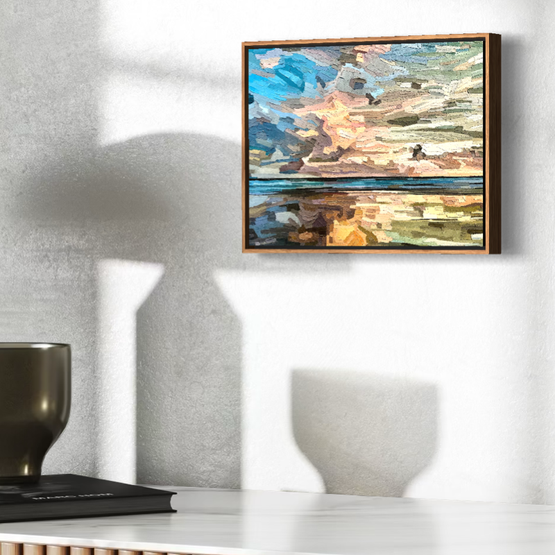 'Low Tide Dreaming' | 40w x 30h cm | ON HOLD FOR EXHIBITION