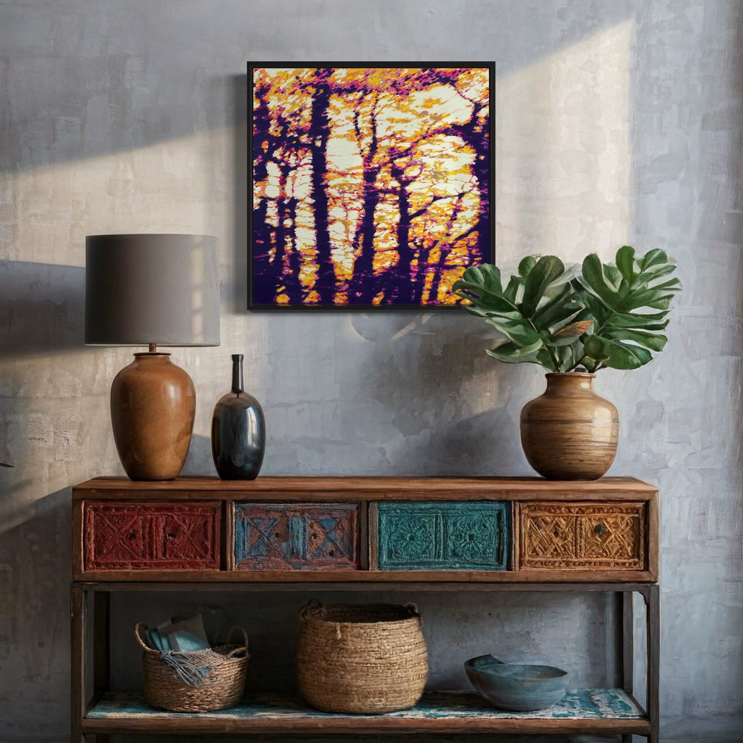 Sweet As - Framed Canvas Print