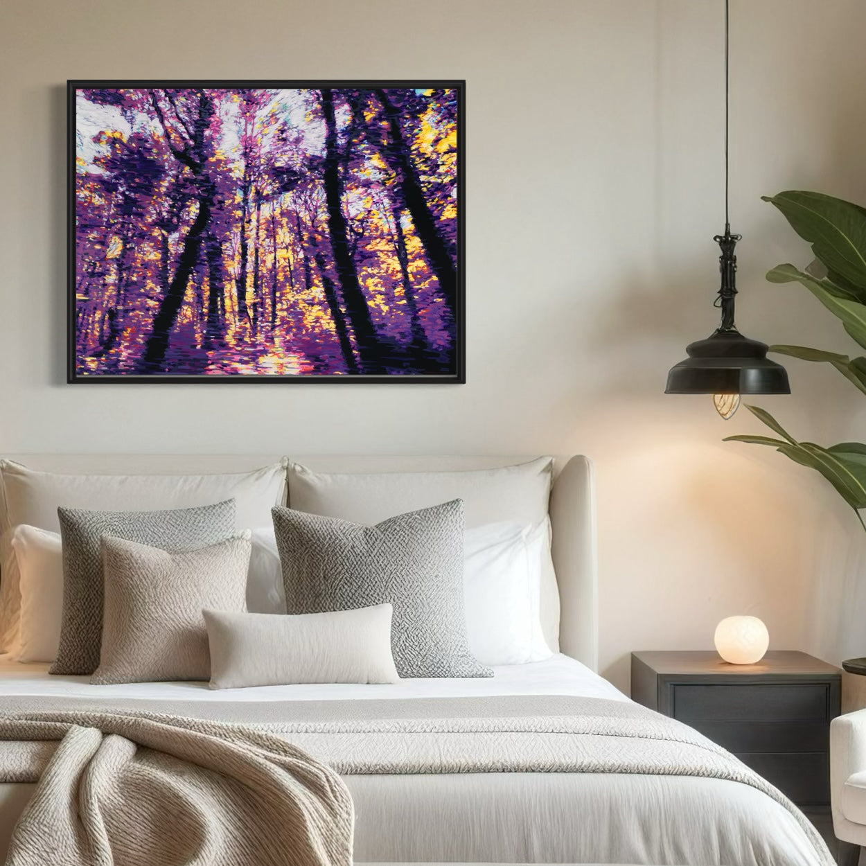 Wonderful Wanders - Framed Canvas Print
