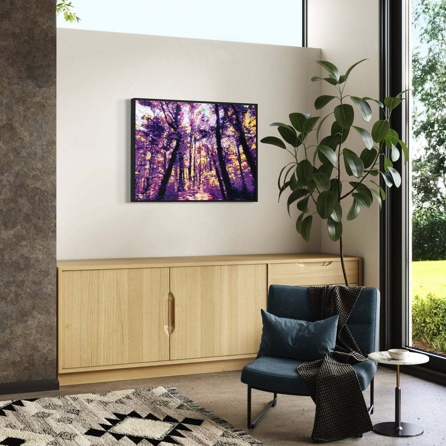 Wonderful Wanders - Framed Canvas Print