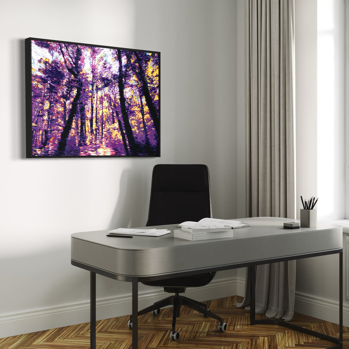 Wonderful Wanders - Framed Canvas Print